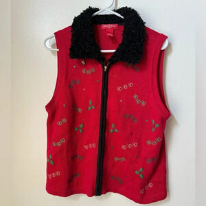 Merry & Bright Petites Christmas Sweater Vest